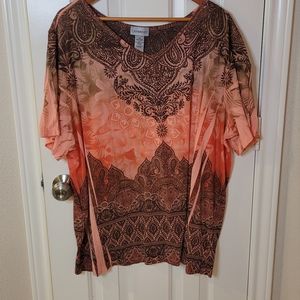 Catherines lot of 4 Tees, Plus size 3X, 26/28